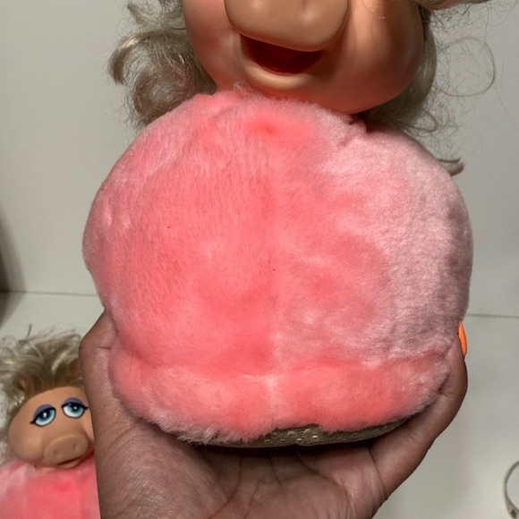 Jim Henson Vintage Muppets Miss Piggy Plush Slippers Adult Rare Never Worn - Picture 10 of 17